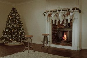 christmas tree and heating